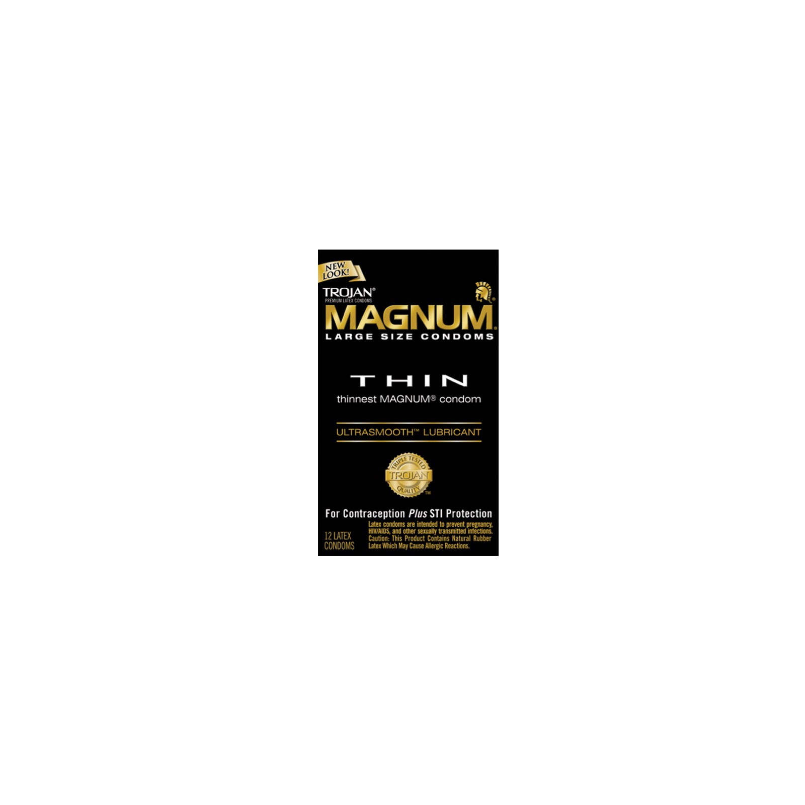 Condones Trojan Magnum Thin Talla Grande para Placer Mejorado