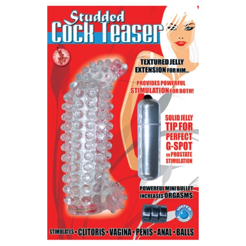 Studded Cock Teaser - Waterproof Penis Extension