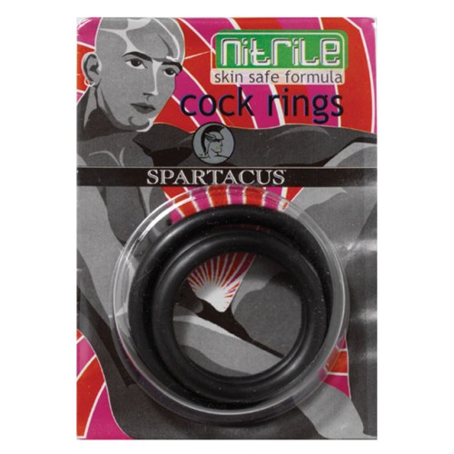 Nitrile Cock Ring Set for Enhanced Pleasure