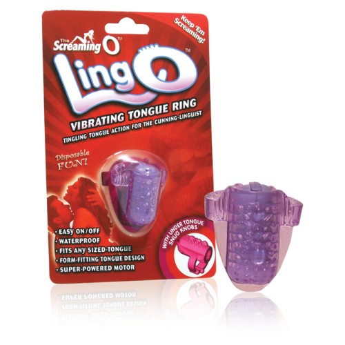 Screaming O LingO Vibrating Tongue Ring Display