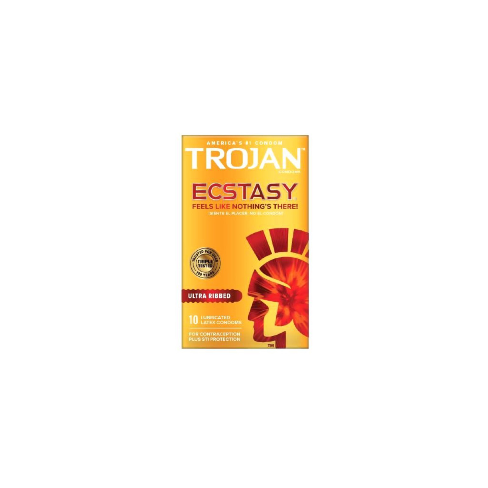 Condones Trojan Ecstasy Ultra Ribbed - Placer Supremo