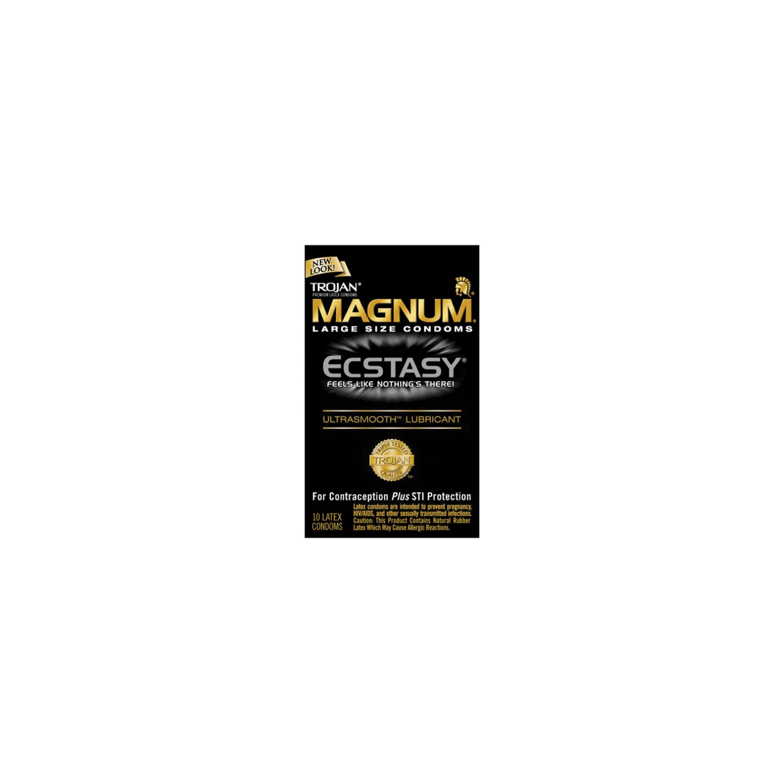 Trojan Ecstasy Magnum Condoms with UltraSmooth Lubricant