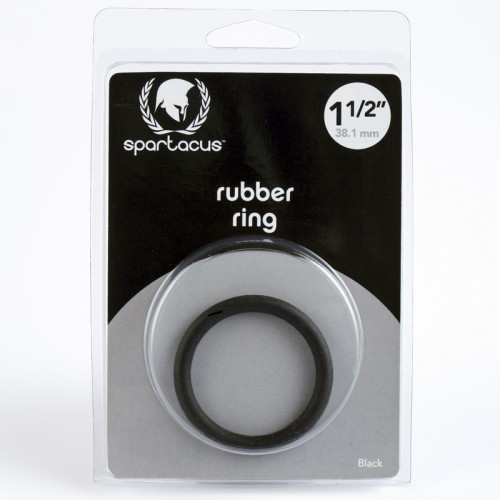 Spartacus 1.5 in. Rubber Cock Ring for Firmness