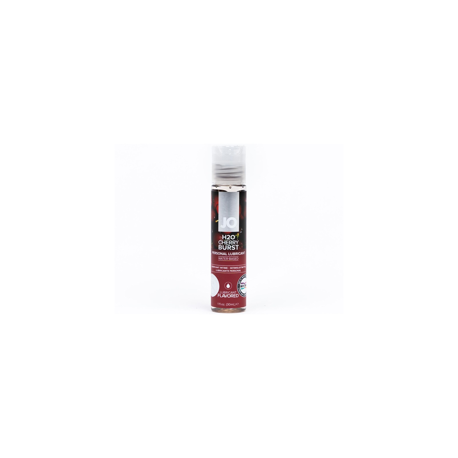 JO H2O Cherry Burst Flavored Lubricant 1 oz. - Water-Based