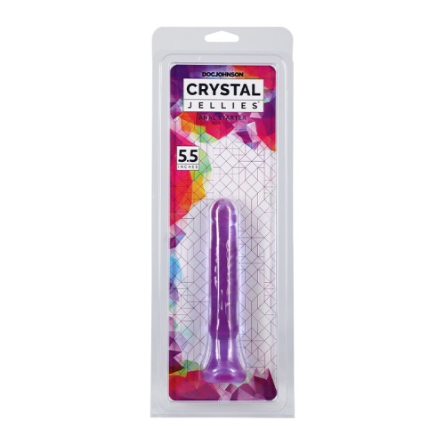 Crystal Jellies - Anal Starter Púrpura 6in