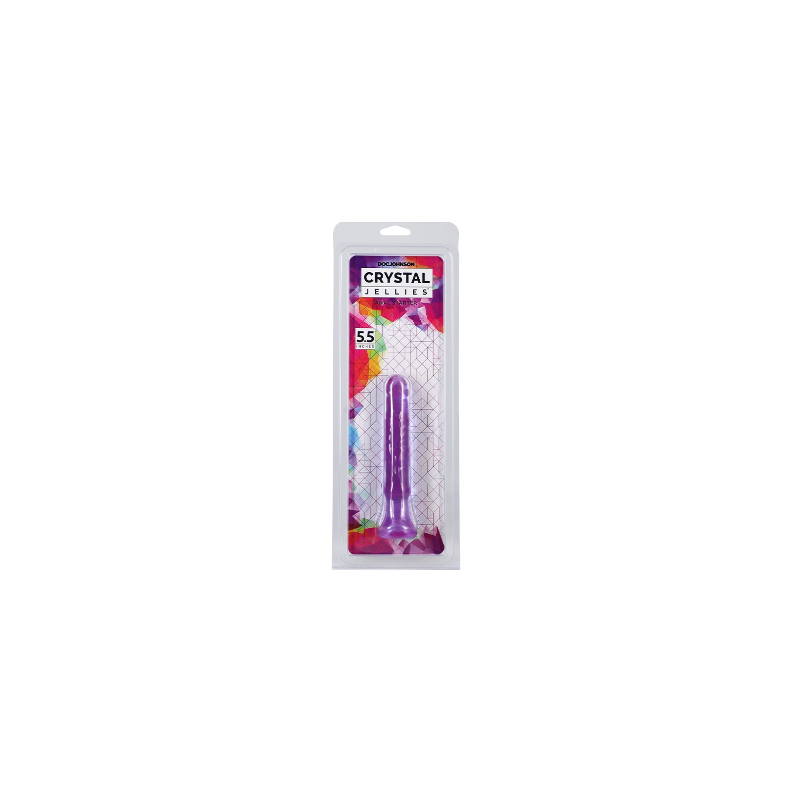 Crystal Jellies - Anal Starter Purple 6in