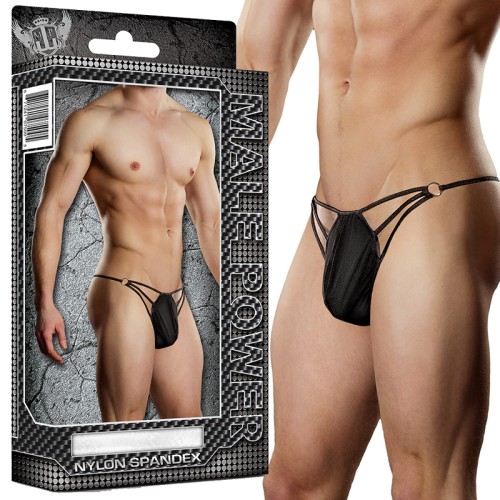 Male Power G-Thong with Straps and Rings