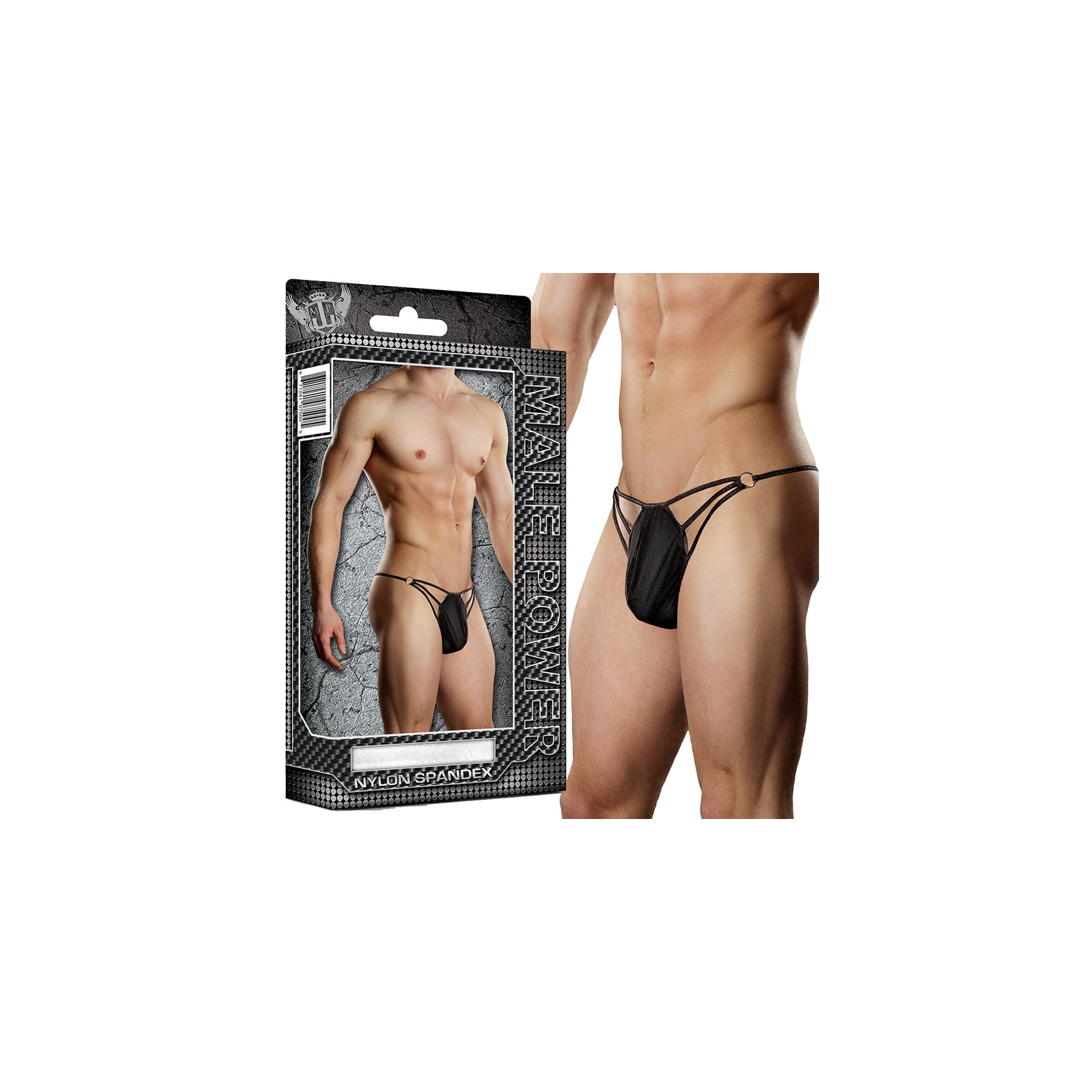 Male Power G-Thong with Straps and Rings