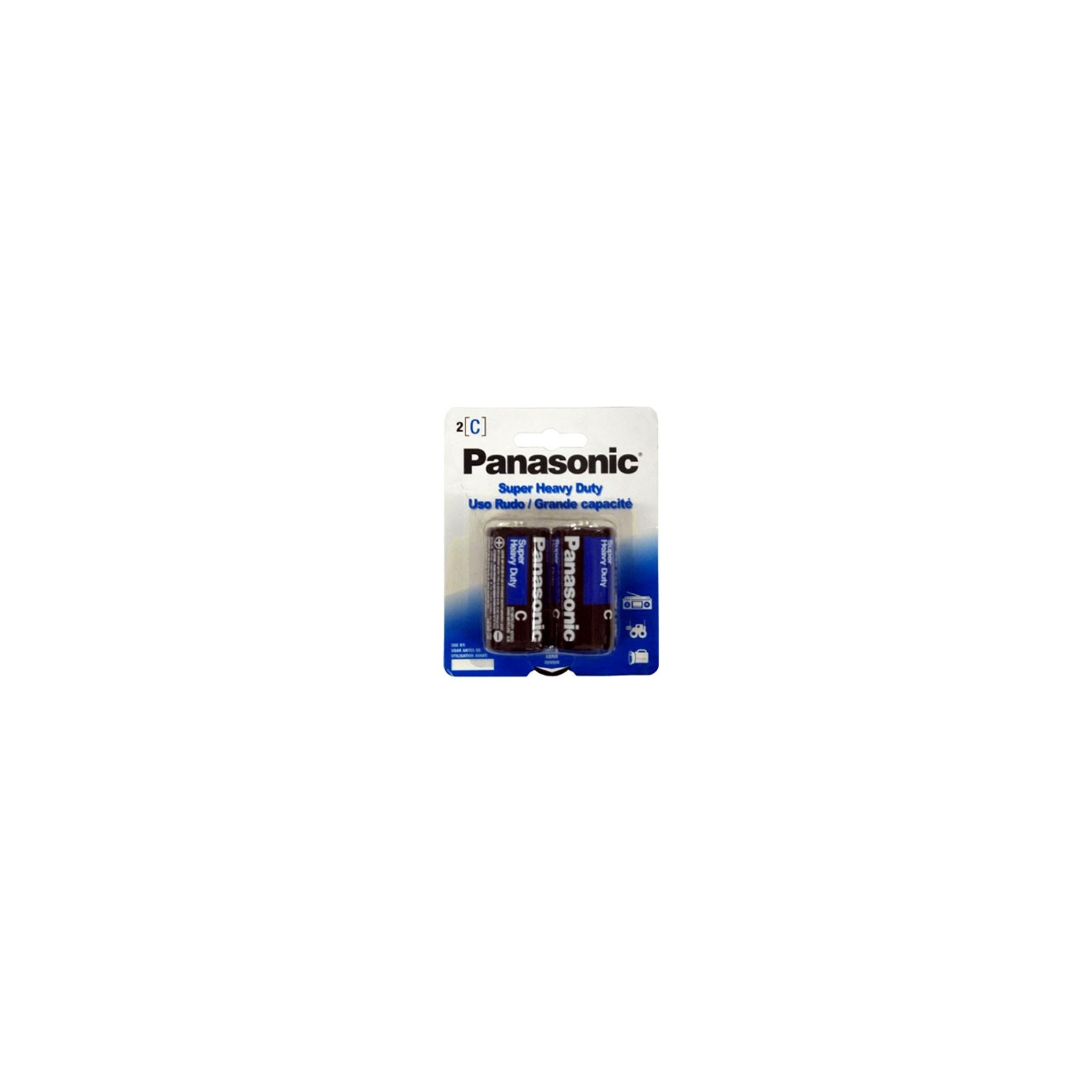 Panasonic C-2 Super Heavy Duty Batteries for Long-Lasting Power