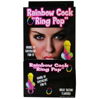 Rainbow Ring Pop Exhibidor - Golosinas Divertidas para Fiestas