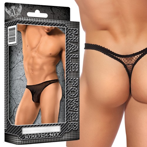 Male Power Stretch Net Bong Thong Underwear