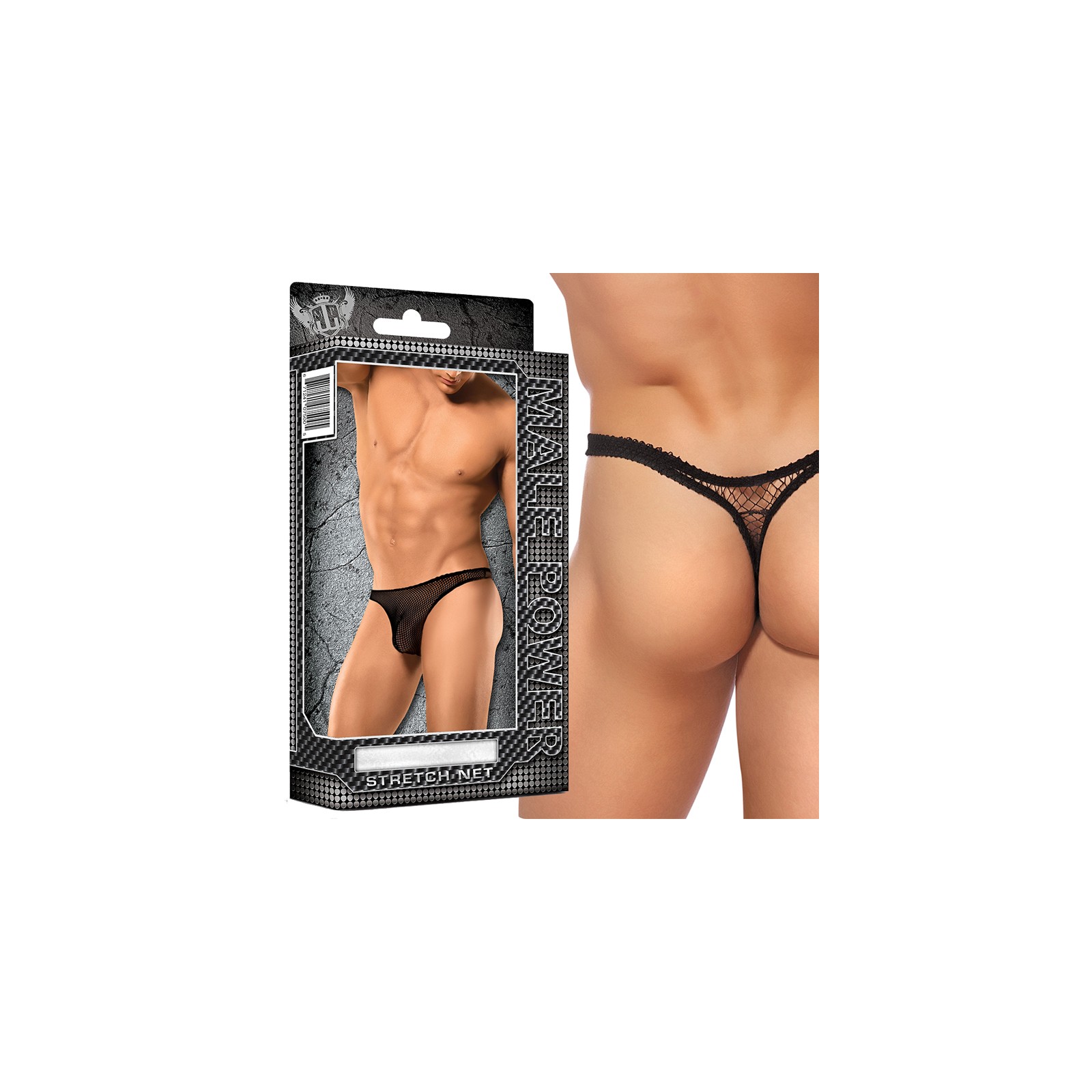 Male Power Stretch Net Bong Thong Underwear