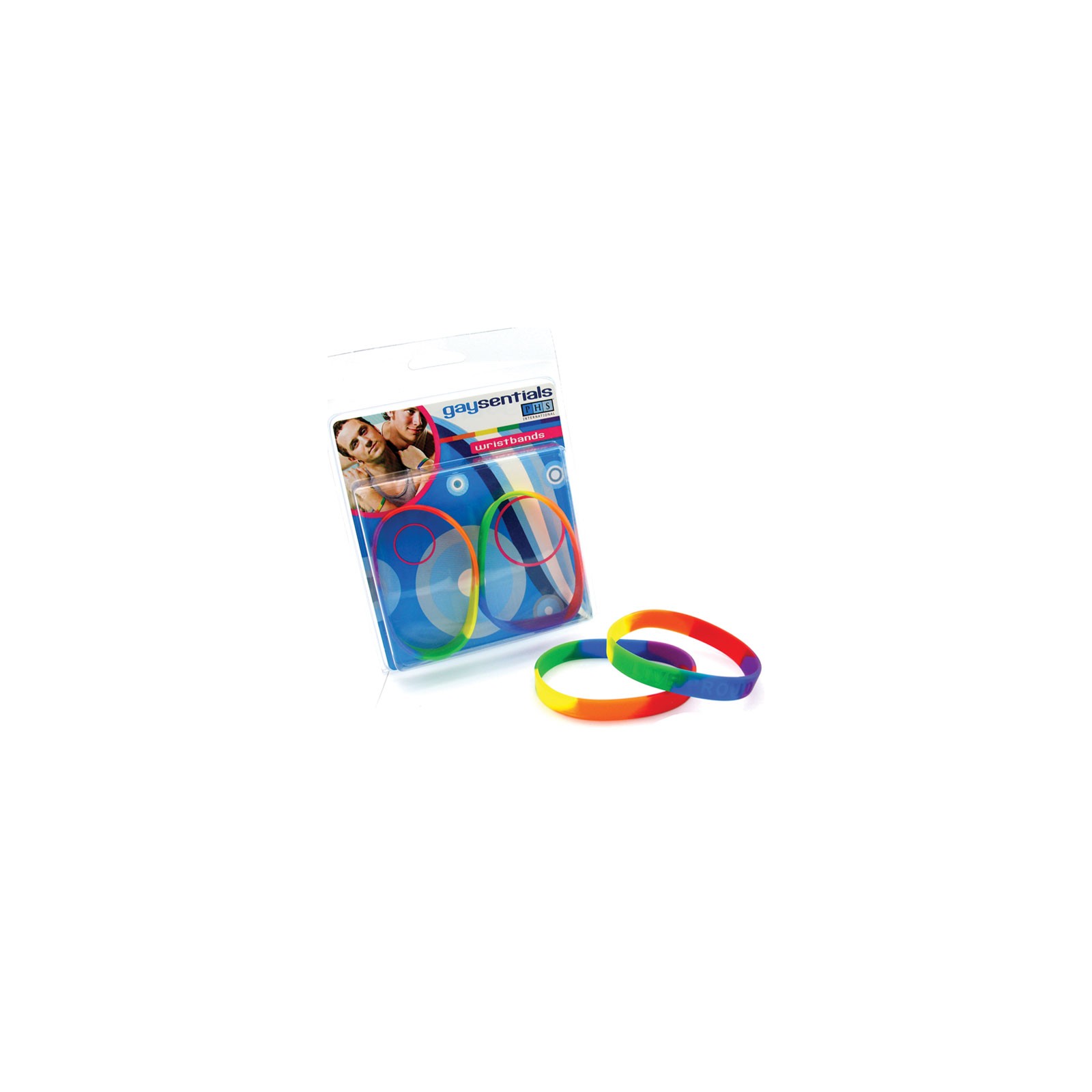 Gaysentials Rainbow Silicone Bracelet Set for Pride