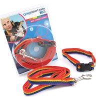 Collar y Correa Combinados GS para Mascotas (Mediano)