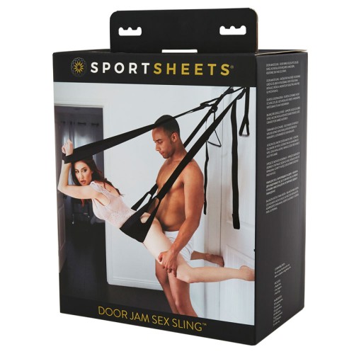 Hamaca Sexual Ajustable Sportsheets para Marco de Puerta Negra