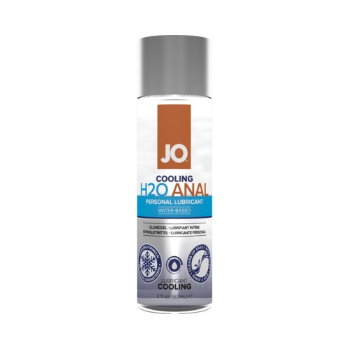 JO H2O Lubricante Anal Cooling a Base de Agua 2 oz.