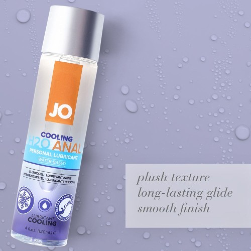 JO H2O Anal Cooling Water-Based Lubricant 4 oz.