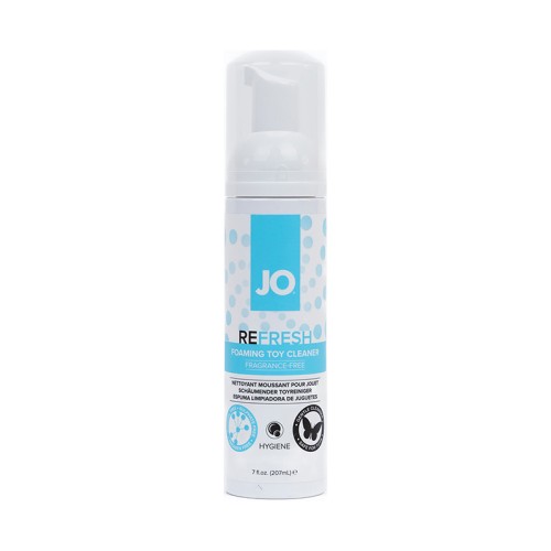 Limpiador Espumoso para Juguetes JO Refresh 7 oz - Solución de Higiene Suave