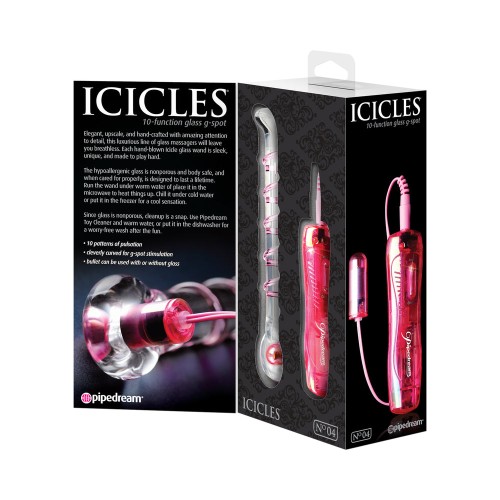 Pipedream Icicles No. 4 Glass Wand for Intense Pleasure