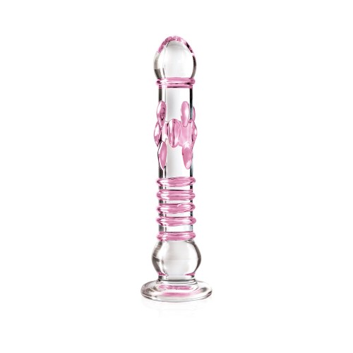 Pipedream Icicles No. 6 Textured Glass Dildo