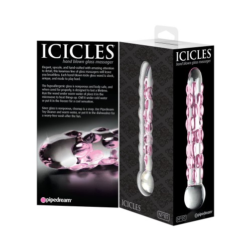 Compra Dildo de Vidrio Texturizado Icicles No. 7 Pipedream