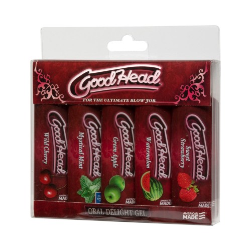 GoodHead Gel de Placer Oral 5-Pack