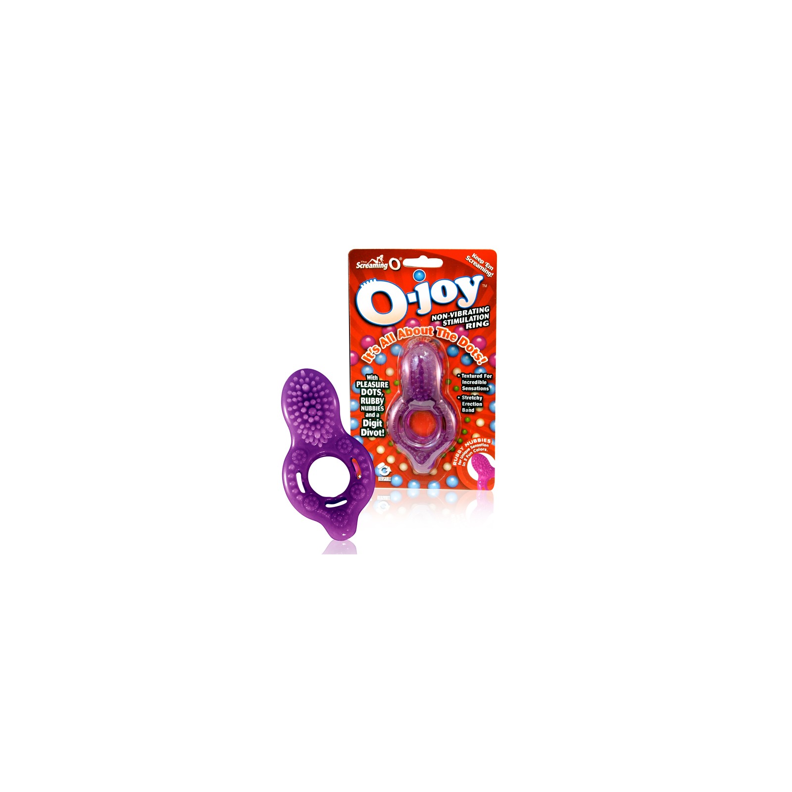 Screaming O O-joy Cock Ring Purple