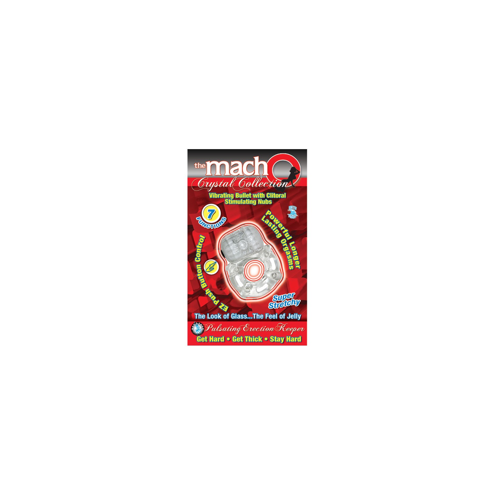 Macho Crystal Coll Erection Keeper Clear