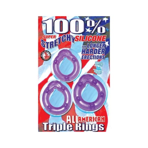 Anillos Triples All American para un Rendimiento Mejorado