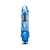 Dildo Vibrante Realista 9 in. Wild Ride Azul