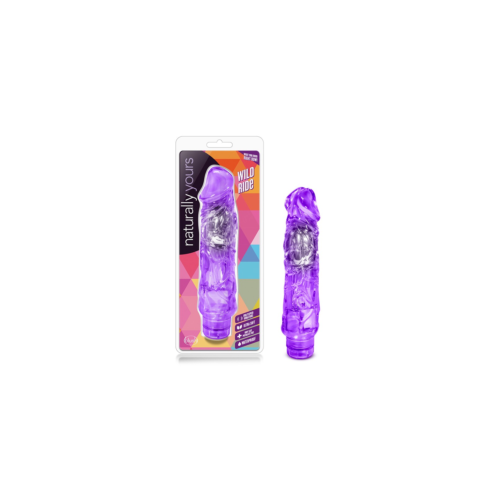 Naturally Yours Wild Ride Dildo Vibrador Realista