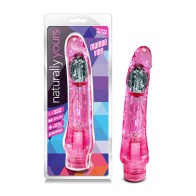 Naturally Yours Mambo Vibe Realistic 9 in. Vibrating Dildo Pink - Ultimate Pleasure