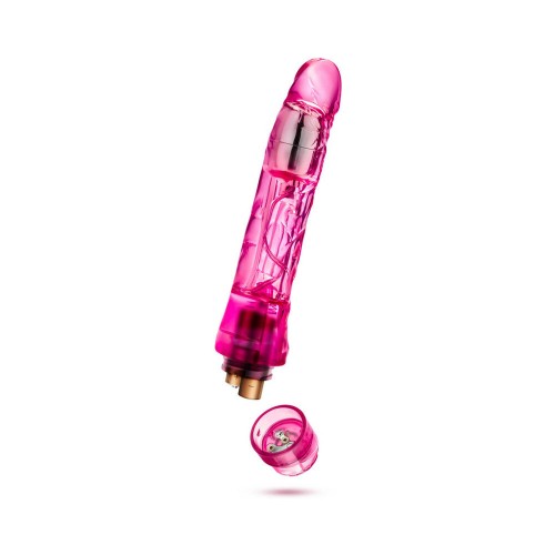 Naturally Yours Mambo Vibe Realistic 9 in. Vibrating Dildo Pink - Ultimate Pleasure