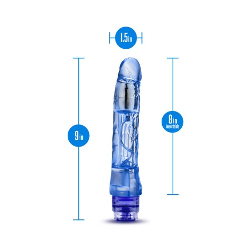 Naturally Yours Mambo Vibe Realistic Vibrating Dildo Blue