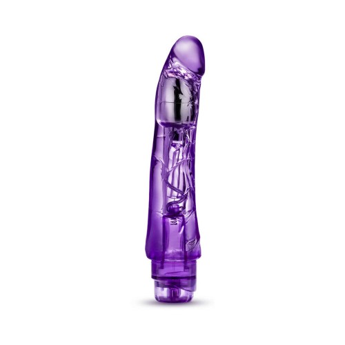 Naturally Yours Mambo Vibe 9 in. Vibrating Dildo Purple