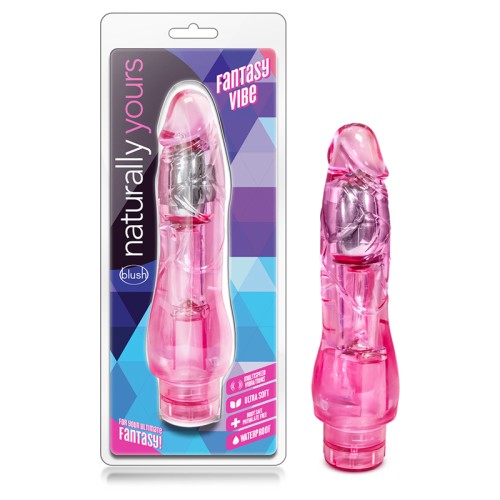 Vibrador Dildo Realístico Rosa 8.5 in. Naturally Yours