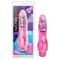 Naturally Yours Pink 8.5 inch Realistic Vibrating Dildo