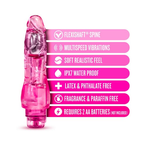 Naturally Yours Pink 8.5 inch Realistic Vibrating Dildo