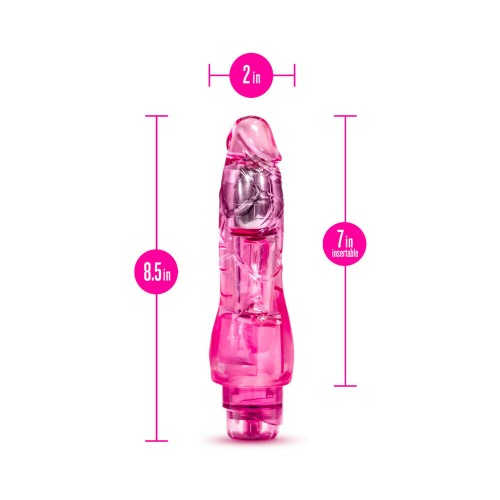 Naturally Yours Pink 8.5 inch Realistic Vibrating Dildo