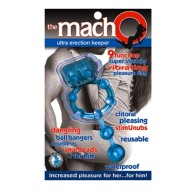 Macho Ultra Anillo de Erección Azul - Estimulación Suprema