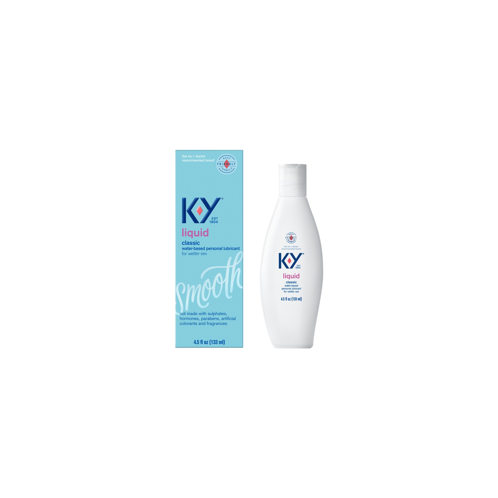 K-Y Lubricante Personal Clásico Líquido 4.5 oz.