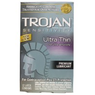 Condones Trojan Sensitivity Ultra Thin 12 Unidades