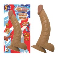 Latin American Whopper Dong with Balls 8 Inch