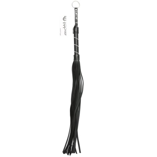 Elegant Jeweled Flogger for Bedroom Play