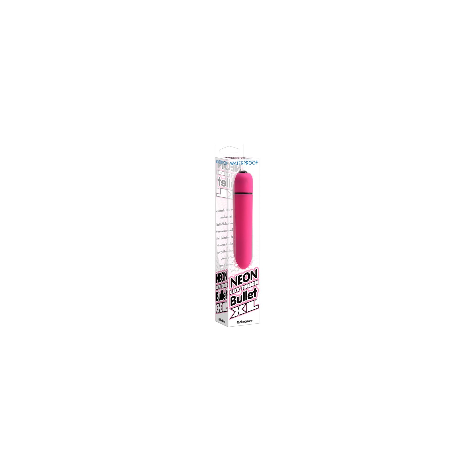 Pipedream Neon Luv Touch Bullet XL Vibrator - Soft and Powerful