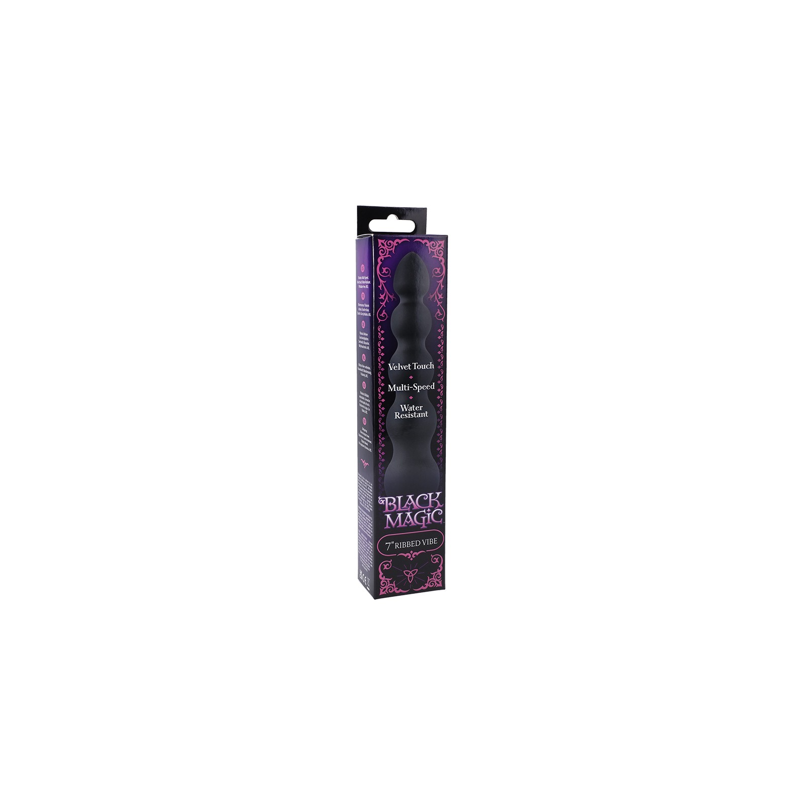 Black Magic Ribbed Vibrator