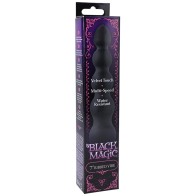 Black Magic Ribbed Vibrator