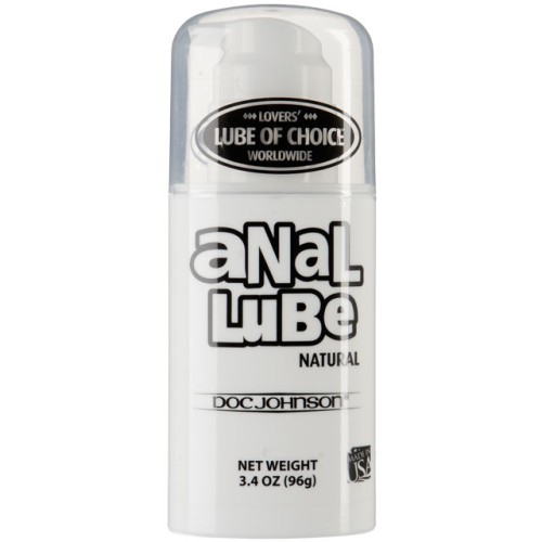 Doc Johnson Natural Anal Lube Mega Pump for Comfort