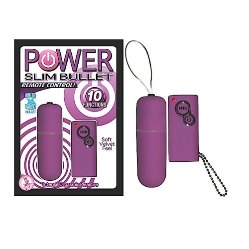 Power Slim Bullet Remote Control Purple