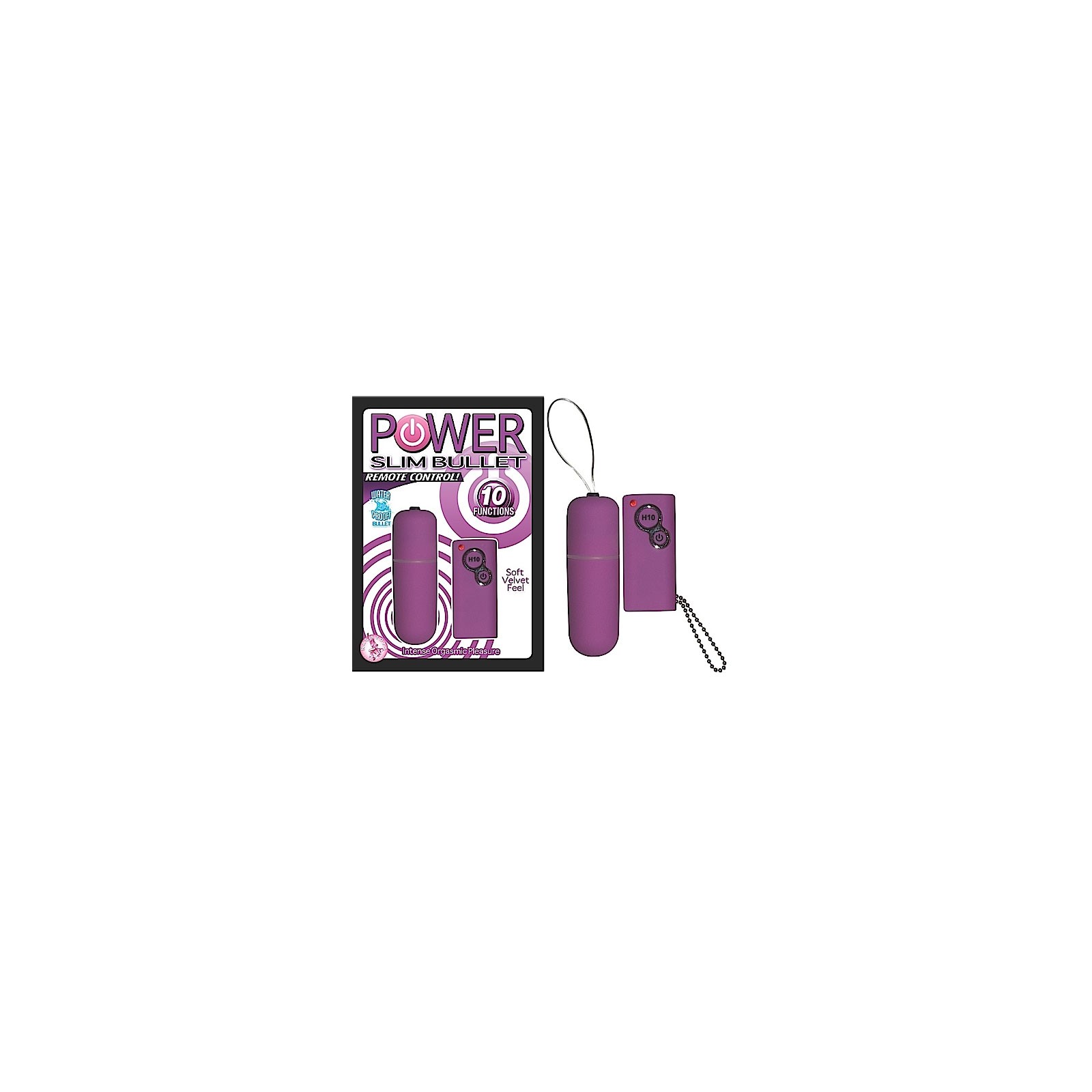 Power Slim Bullet Remote Control Purple